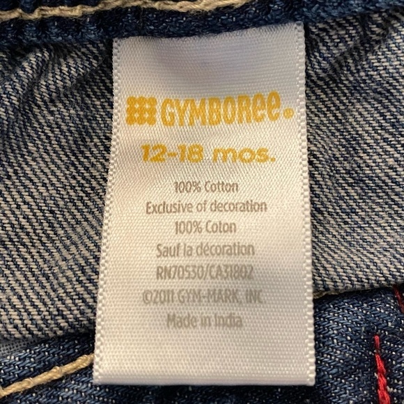 GYMBOREE Denin Skirt w/ Embroidered Cupcake, Size 12-18 Months (2011 Collection) - Picture 9 of 10